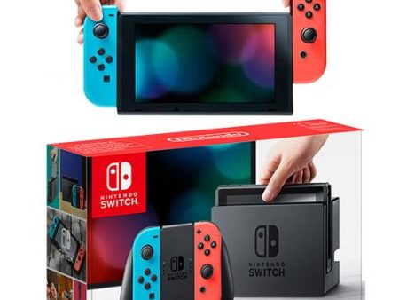 Consola Nintendo Switch 32 GB inclui Conjunto Comandos Joy-Con Azul Néon & Vermelho Néon (Esquerdo+Direito) For Cheap