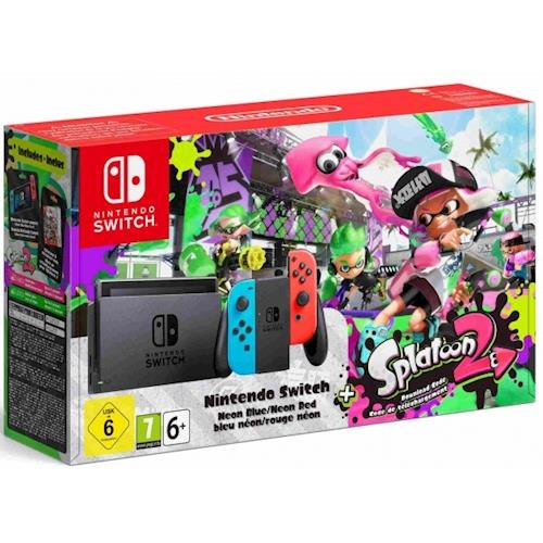 Consola Nintendo Switch 32 GB + Joy-Con Azul Néon & Vermelho Néon (Esquerdo+Direito) + Splatoon 2 Online Sale