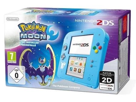 Consola Nintendo 2DS (Azul) + Pokémon Moon (Pré-Instalado) on Sale