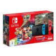 Conjunto Nintendo Switch Azul Vermelho Néon + Jogo Mario Kart Deluxe 8 Online