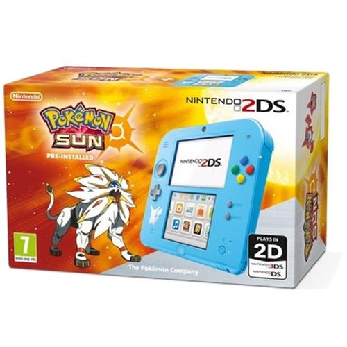 Consola Nintendo 2DS (Azul) + Pokémon Sun (Pré-Instalado) For Cheap