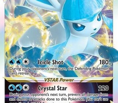 Glaceon VSTAR (SWSH197) (Jumbo Card) [Sword & Shield: Black Star Promos] on Sale