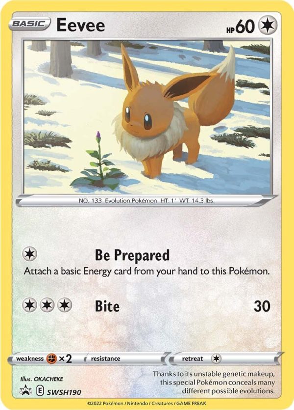 Eevee (SWSH190) [Sword & Shield: Black Star Promos] Supply