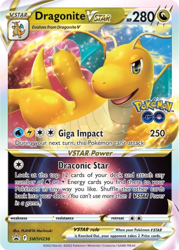 Dragonite VSTAR (SWSH236) [Sword & Shield: Black Star Promos] For Cheap