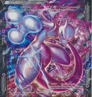 Mewtwo V-Union (Jumbo Card) [Sword & Shield: Black Star Promos] Online Sale