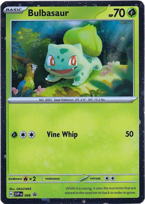 Bulbasaur (046) (Cosmos Holo) [Scarlet & Violet: Black Star Promos] For Sale