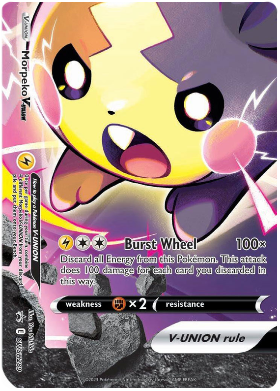 Morpeko V-Union (SWSH289) [Sword & Shield: Black Star Promos] Online now