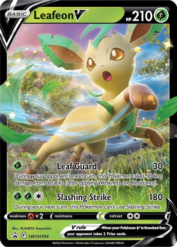 Leafeon V (SWSH194) [Sword & Shield: Black Star Promos] For Cheap