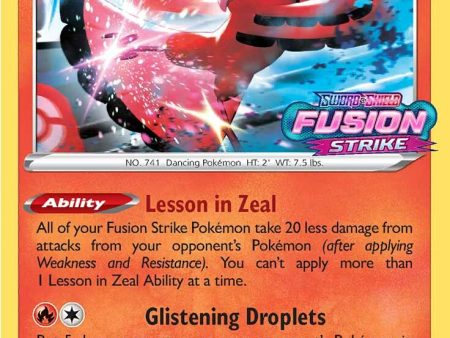 Oricorio (SWSH168) (Prerelease Promo) [Sword & Shield: Black Star Promos] Sale