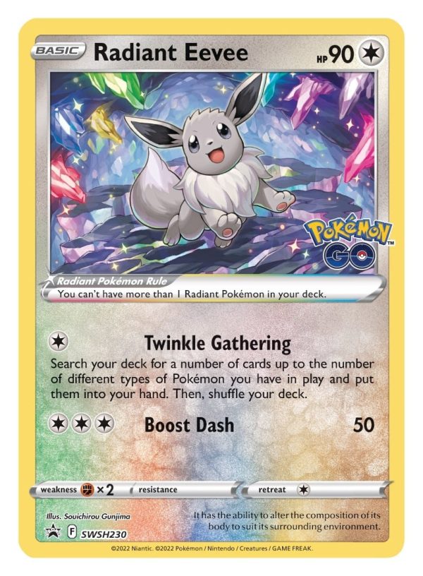 Radiant Eevee (SWSH230) [Sword & Shield: Black Star Promos] Online Sale