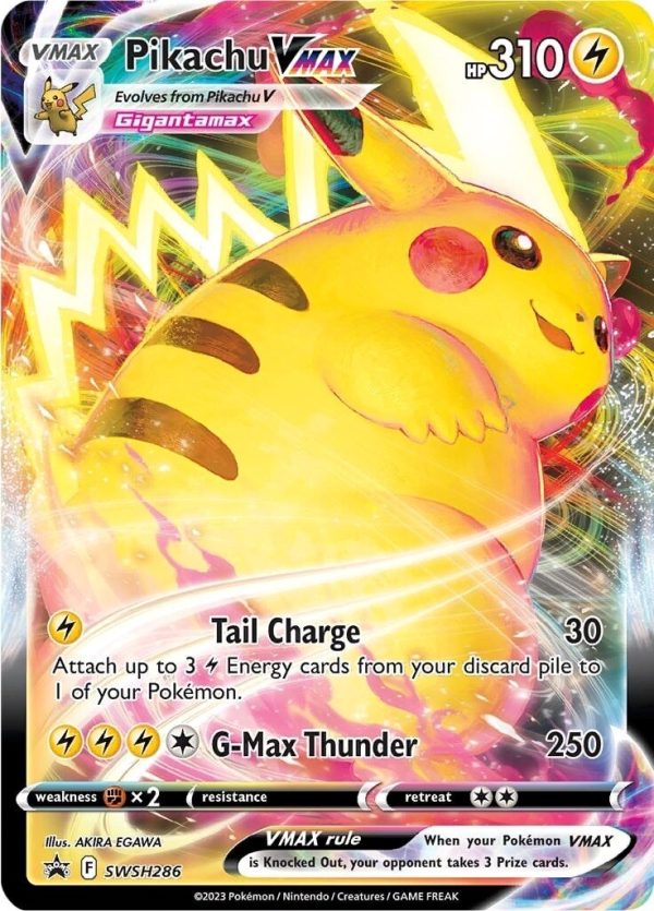 Pikachu VMAX (SWSH286) (Jumbo Card) [Sword & Shield: Black Star Promos] Supply