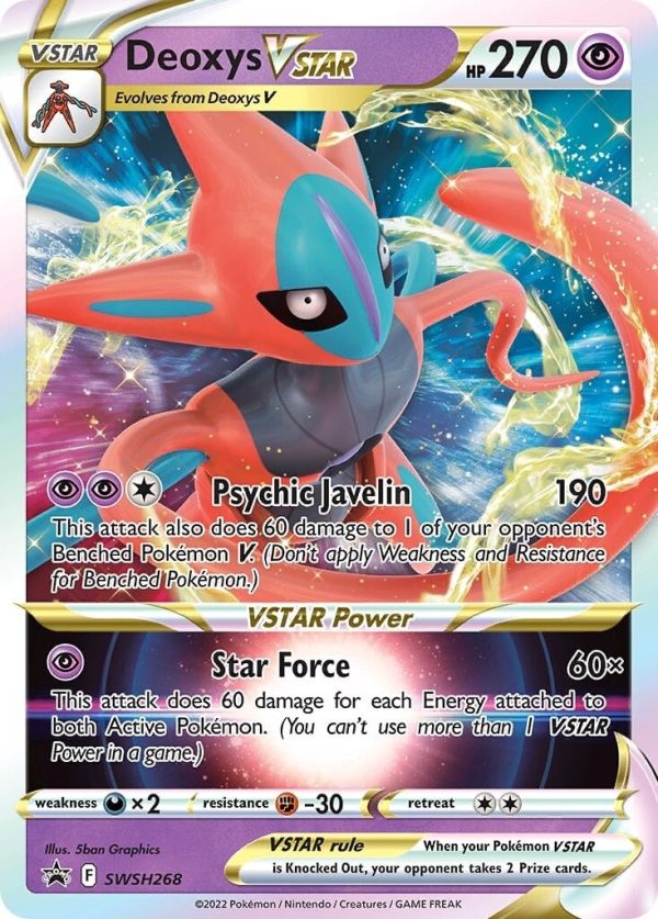 Deoxys VSTAR (SWSH268) (Jumbo Card) [Sword & Shield: Black Star Promos] Supply