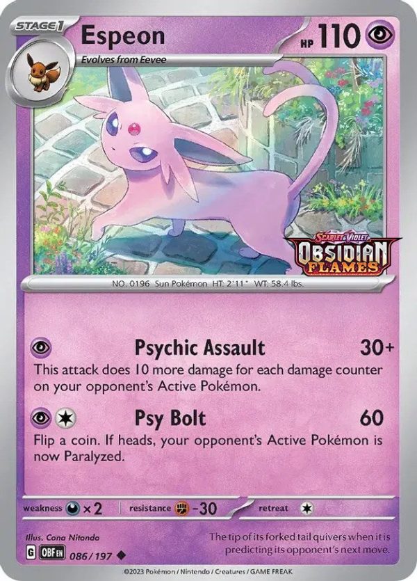 Espeon (086 197) (Best Buy Exclusive) [Scarlet & Violet: Black Star Promos] Cheap