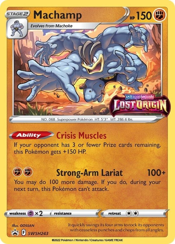 Machamp (SWSH243) [Sword & Shield: Black Star Promos] Online Sale