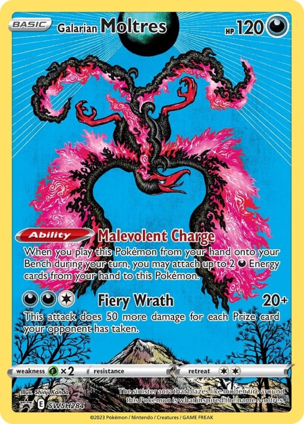 Galarian Moltres (SWSH284) [Sword & Shield: Black Star Promos] Fashion