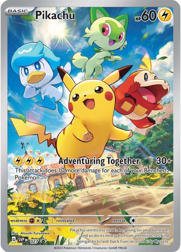 Pikachu (027) [Scarlet & Violet: Black Star Promos] Online Sale