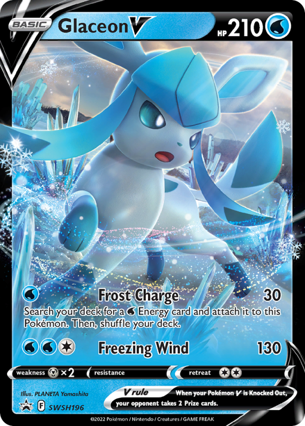 Glaceon V (SWSH196) [Sword & Shield: Black Star Promos] For Discount