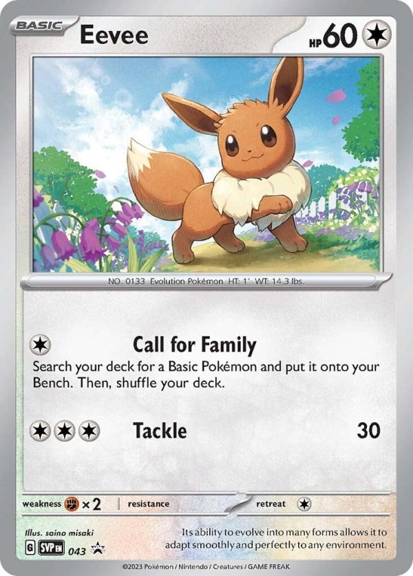 Eevee (043) [Scarlet & Violet: Black Star Promos] Supply