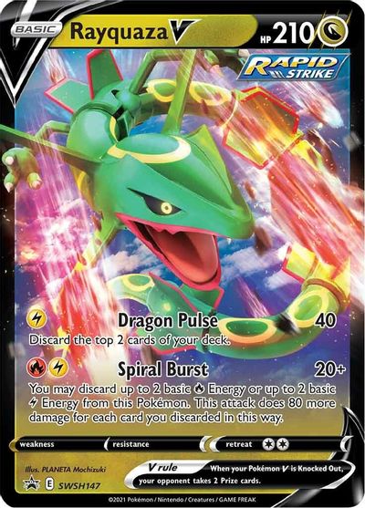 Rayquaza V (SWSH147) [Sword & Shield: Black Star Promos] Discount