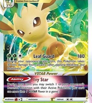 Leafeon VSTAR (SWSH195) [Sword & Shield: Black Star Promos] Online Hot Sale