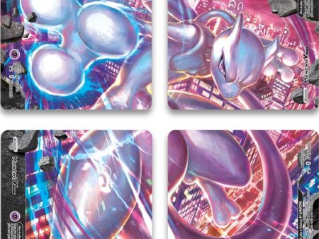 Mewtwo V-Union (Set of 4) [Sword & Shield: Black Star Promos] Online Sale