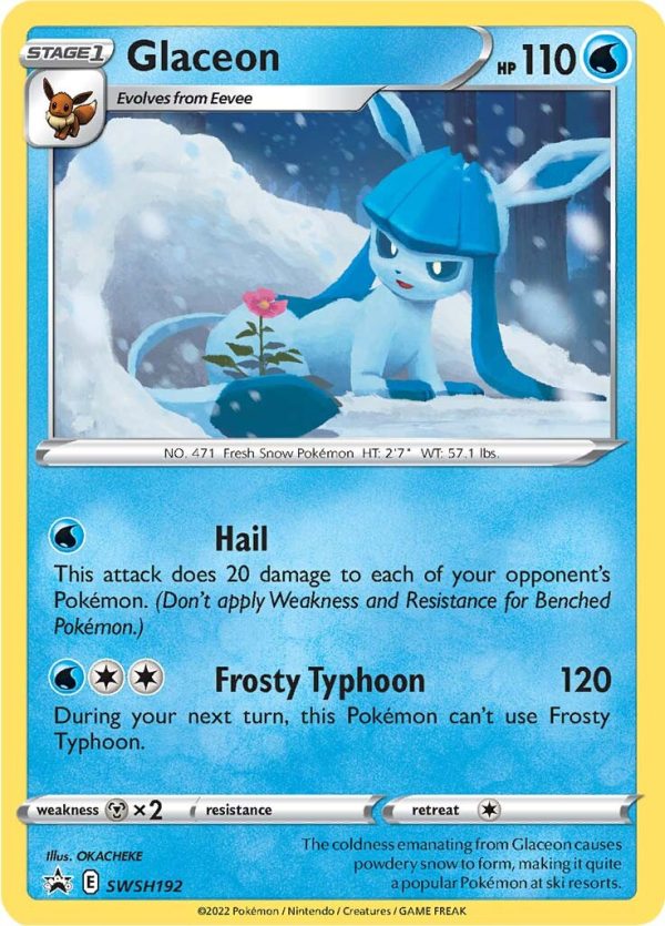 Glaceon (SWSH192) [Sword & Shield: Black Star Promos] Fashion