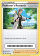 Professor s Research (SWSH178) (Pokemon Go Code) [Sword & Shield: Black Star Promos] For Cheap