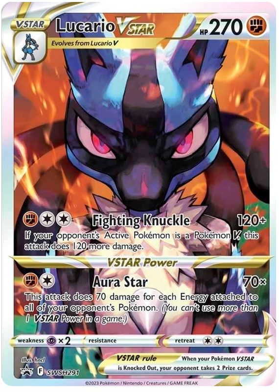 Lucario VSTAR (SWSH291) [Sword & Shield: Black Star Promos] Supply