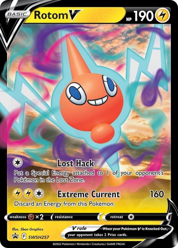 Rotom V (SWSH257) [Sword & Shield: Black Star Promos] Sale