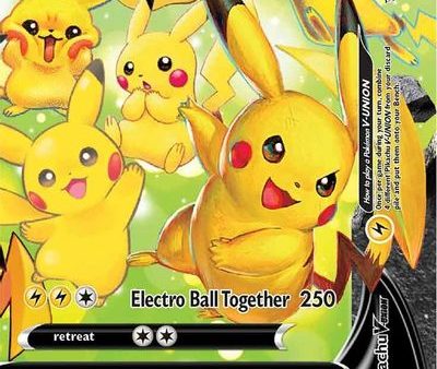 Pikachu V-UNION (SWSH142) (Celebrations) [Sword & Shield: Black Star Promos] on Sale