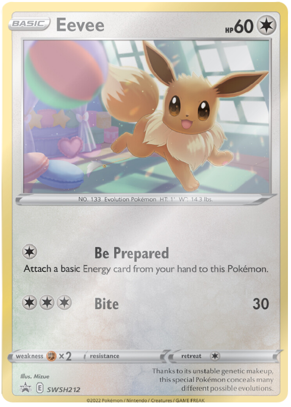 Eevee (SWSH212) [Sword & Shield: Black Star Promos] Online Sale