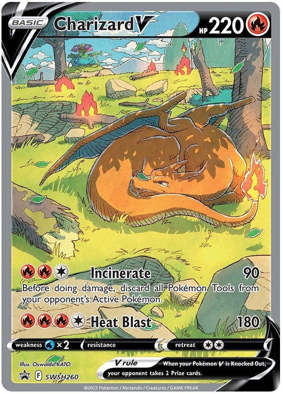 Charizard V (SWSH260) [Sword & Shield: Black Star Promos] Discount