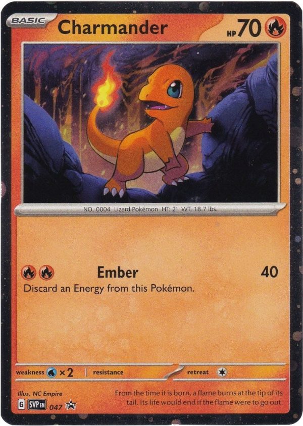 Charmander (047) (Cosmos Holo) [Scarlet & Violet: Black Star Promos] For Cheap