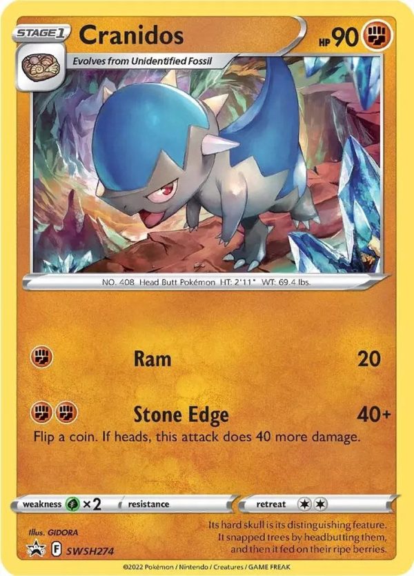 Cranidos (SWSH274) [Sword & Shield: Black Star Promos] Online