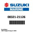 Suzuki - 08321-01123 - 08321-21126 Hot on Sale